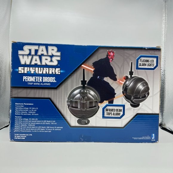 Star Wars Spyware Perimeter Droids Detect Intruders Alarm Darth Maul NEW SEALED - Picture 9 of 12
